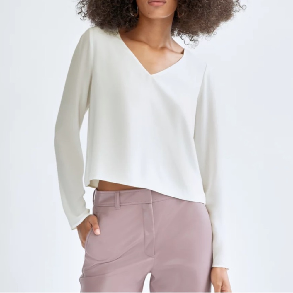 Babaton Murphy Longsleeve in Espace | Aritzia